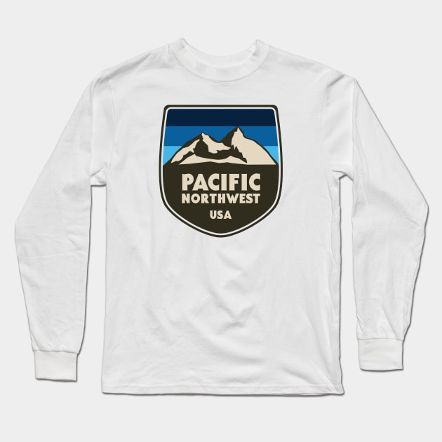 Pacific Northwest Long Sleeve T-Shirt by happysquatch